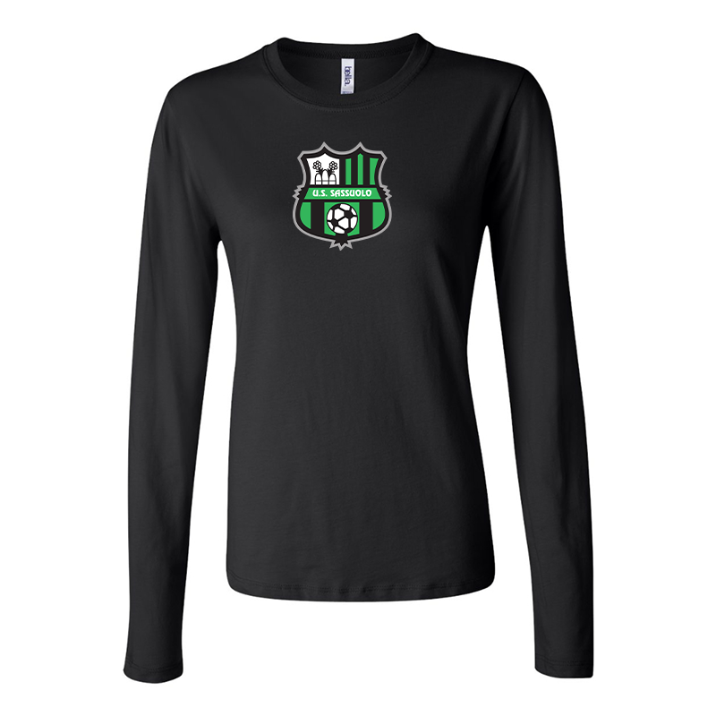 BELLA CANVAS Women’s U.S. Sassuolo Soccer  Jersey Long Sleeve Tee