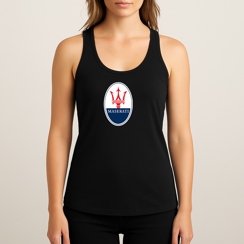 Women's Maserati Car Racerback Tank Top