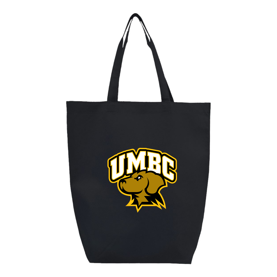 UMBC Retrievers Q-Tees Non-Woven Gusset Bottom Tote