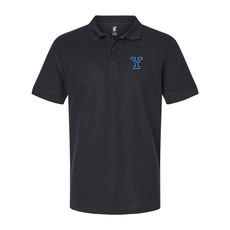 Men's Yale Bulldogs Gildan Hammer Pique Polo