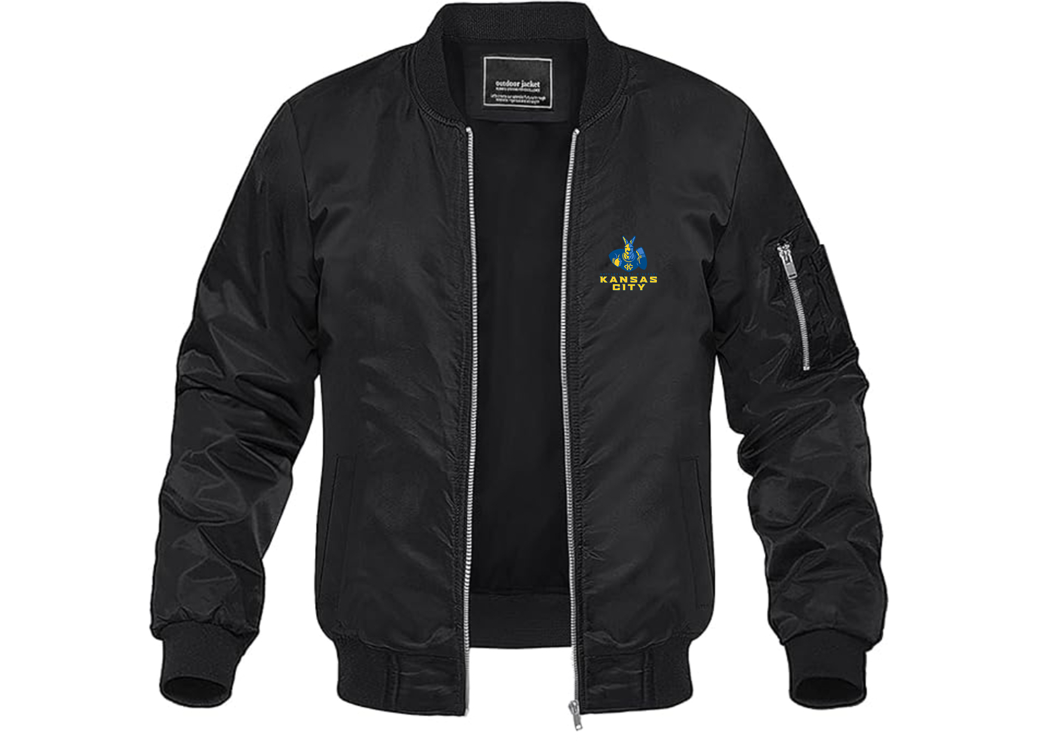 Men's UMKC Kangaroos Lightweight Bomber Windbreaker Jacket