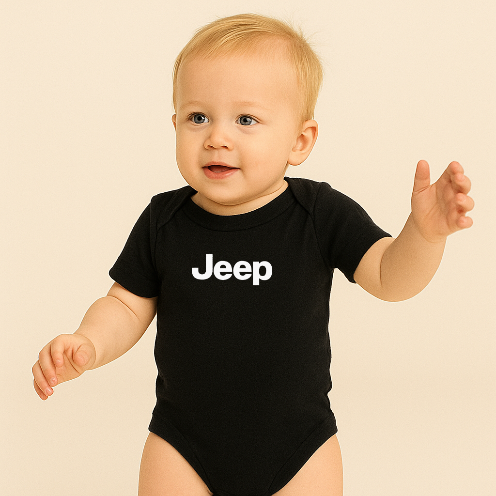 Jeep Car Baby Romper Onesie