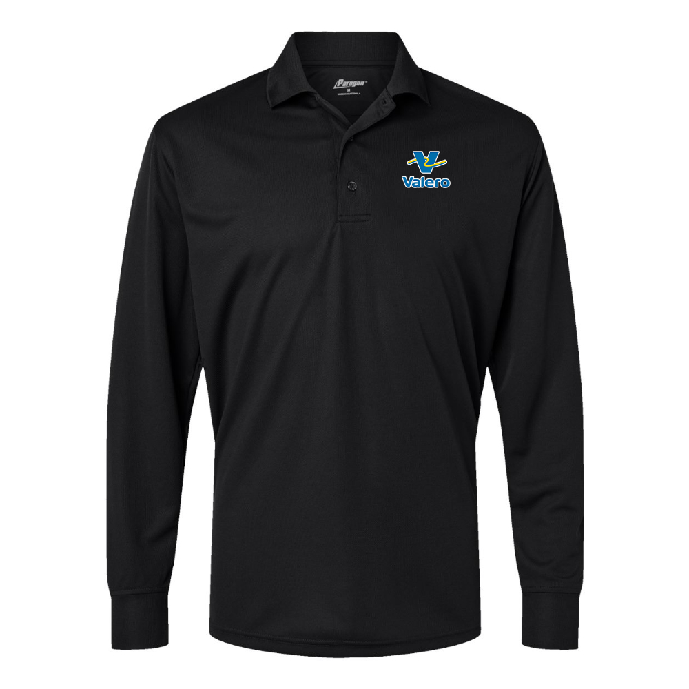Men's  Valero Gas Station Paragon Prescott Long Sleeve Polo