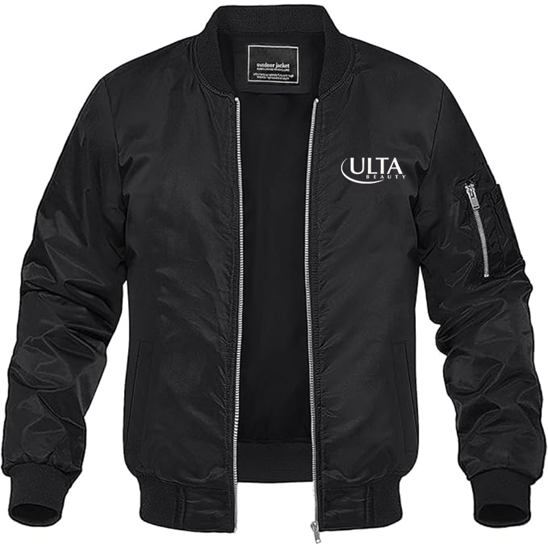 Men's Ulta Beauty  Lightweight Bomber Jacket Windbreaker Softshell Varsity Jacket Coat
