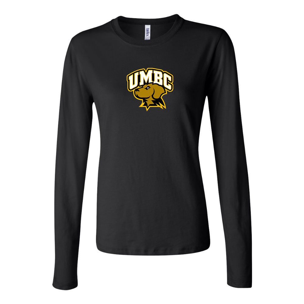 BELLA CANVAS Women’s UMBC Retrievers Jersey Long Sleeve Tee