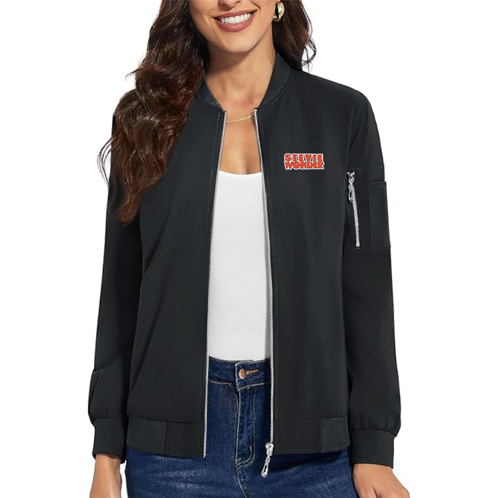 Women's Stevie-Wonder Premium Bomber Jacket Outerwear