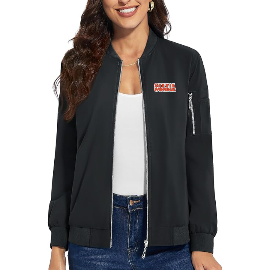 Women's Stevie-Wonder Premium Bomber Jacket Outerwear