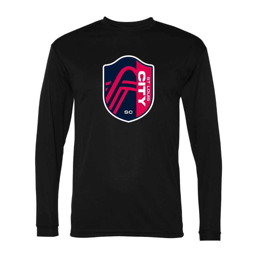 Men's St. Louis City Soccer Performance Long Sleeve T-Shirt