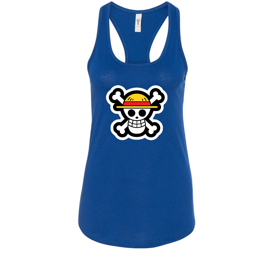 Women's Straw Hat  Racerback Tank Top