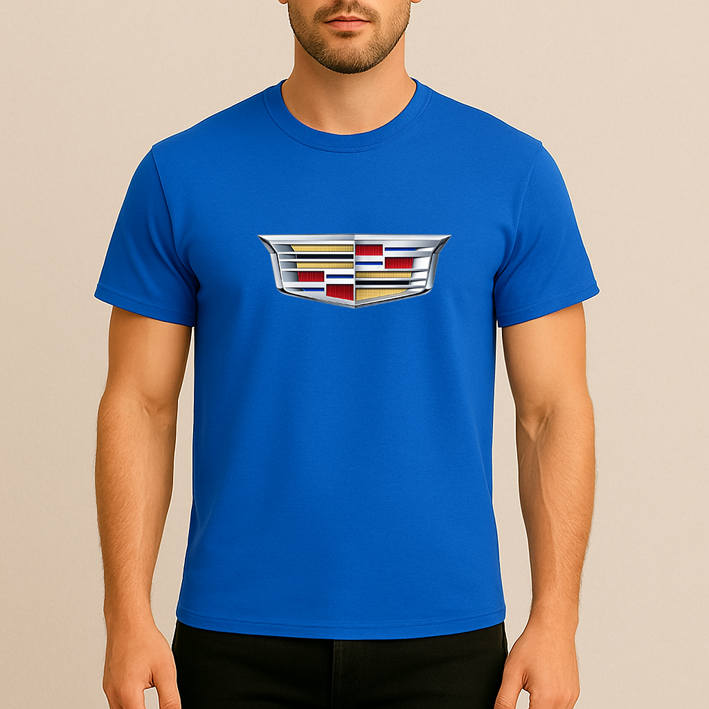 Men’s Cadillac Car Cotton T-Shirt