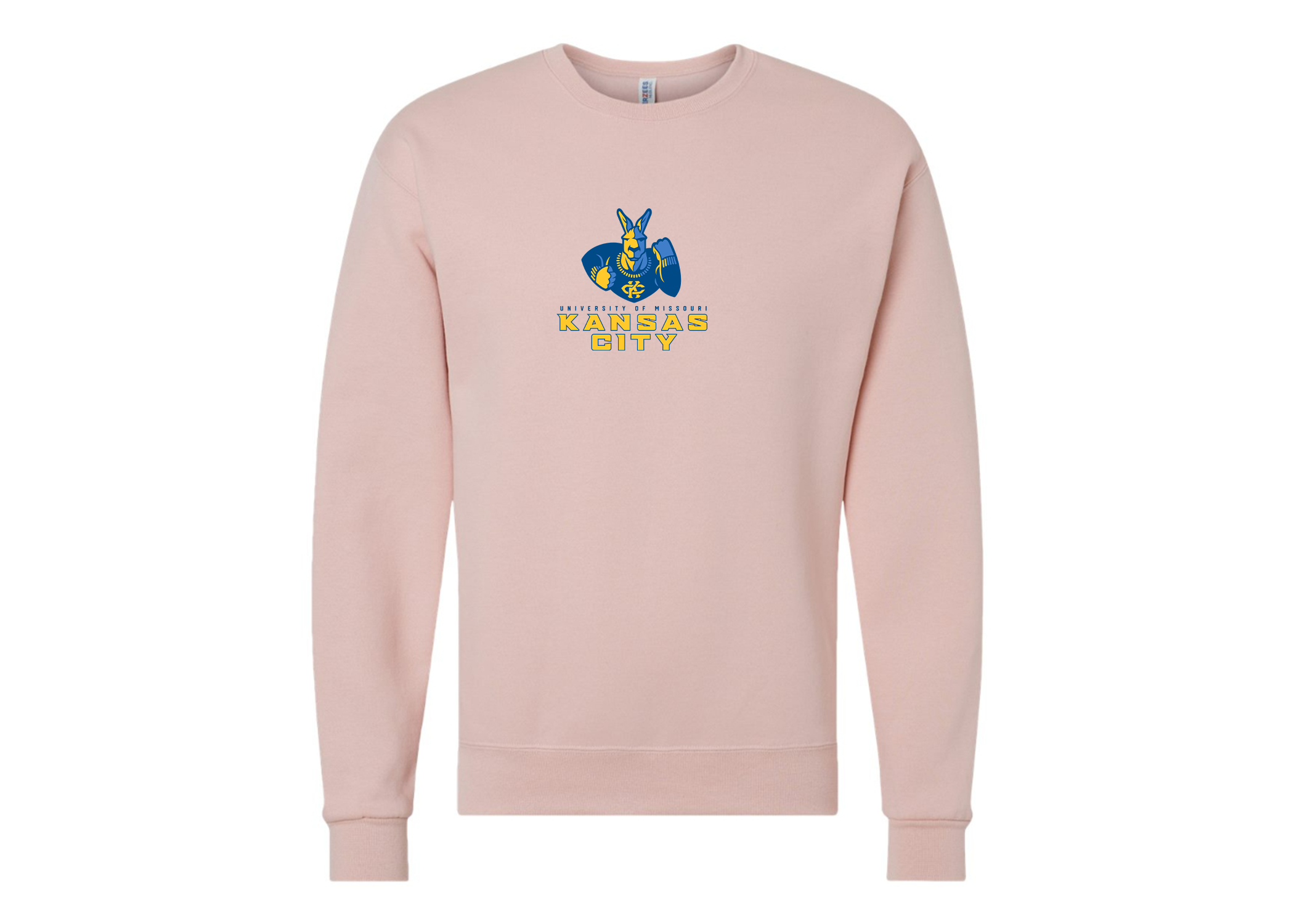 Men's UMKC Kangaroos JERZEES NuBlend Crewneck Sweatshirt
