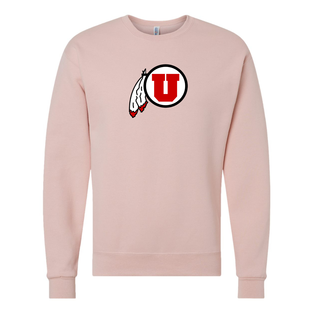 Men's Utah Utes JERZEES NuBlend Crewneck Sweatshirt
