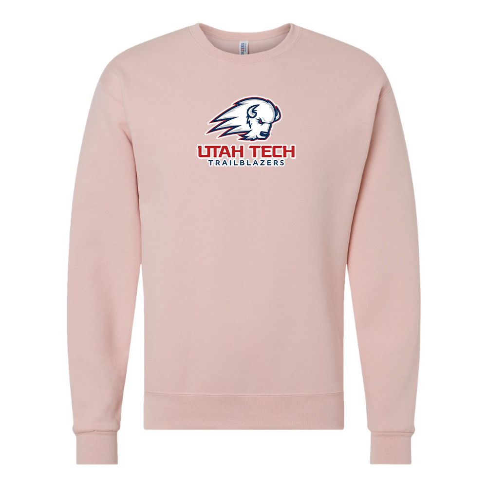 Men's Utah Tech Trailblazers JERZEES NuBlend Crewneck Sweatshirt