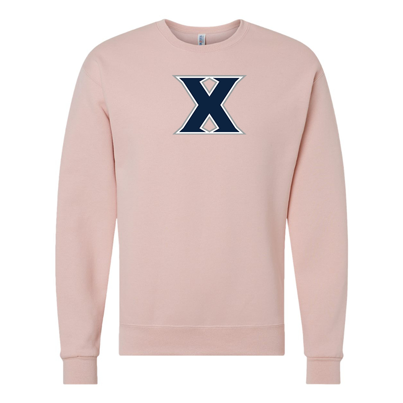 Men's Xavier Musketeers JERZEES NuBlend Crewneck Sweatshirt