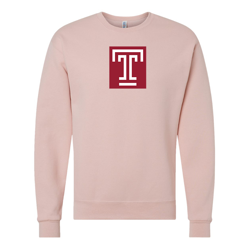 Men's Temple Owls  JERZEES NuBlend Crewneck Sweatshirt