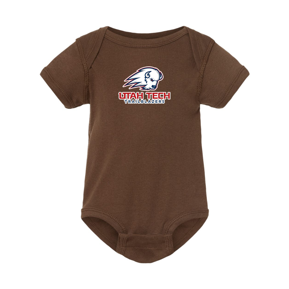 Utah Tech Trailblazers Rabbit Skins Infant Baby Rib Bodysuit