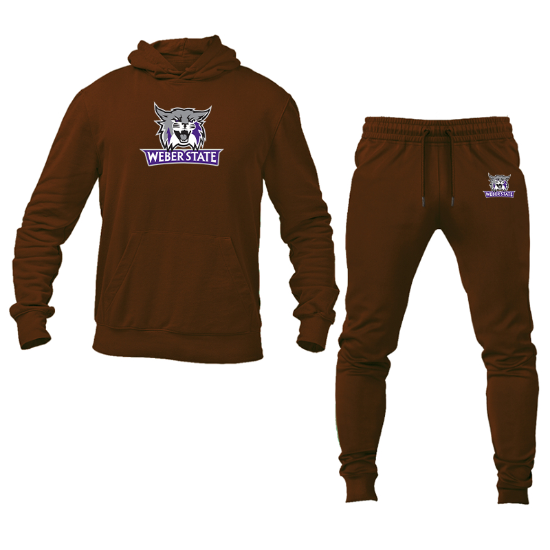 Men's Weber State Wildcats Hoodie Joggers Set