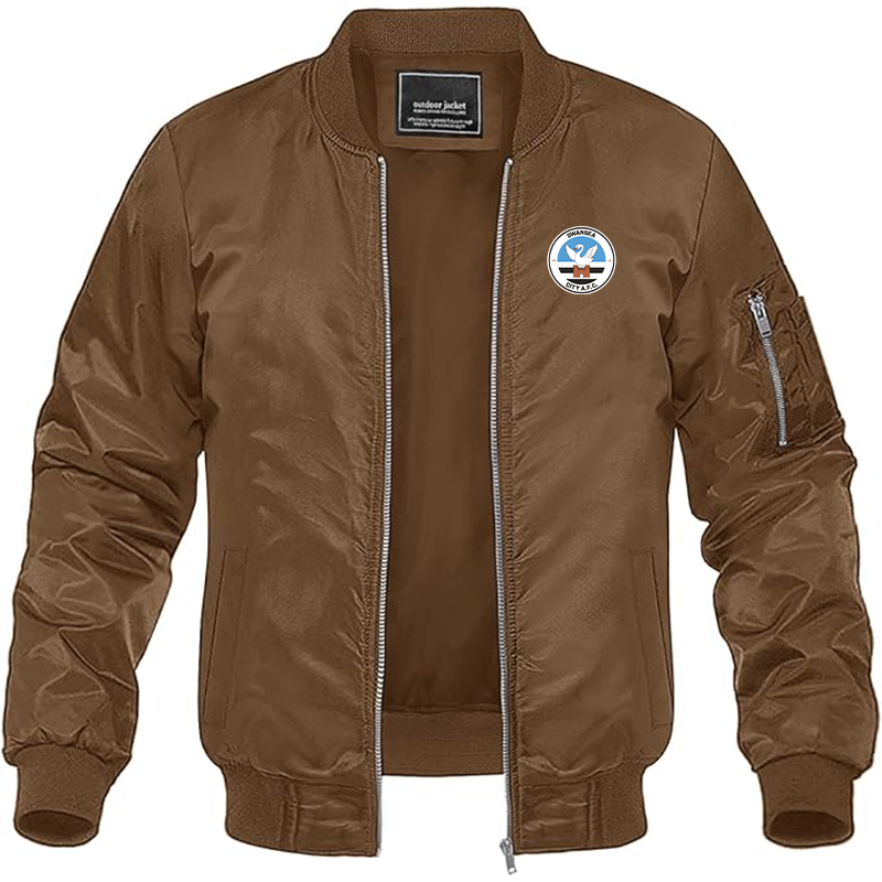 Men's  Swansea City Soccer  Lightweight Bomber Jacket Windbreaker Softshell Varsity Jacket Coat