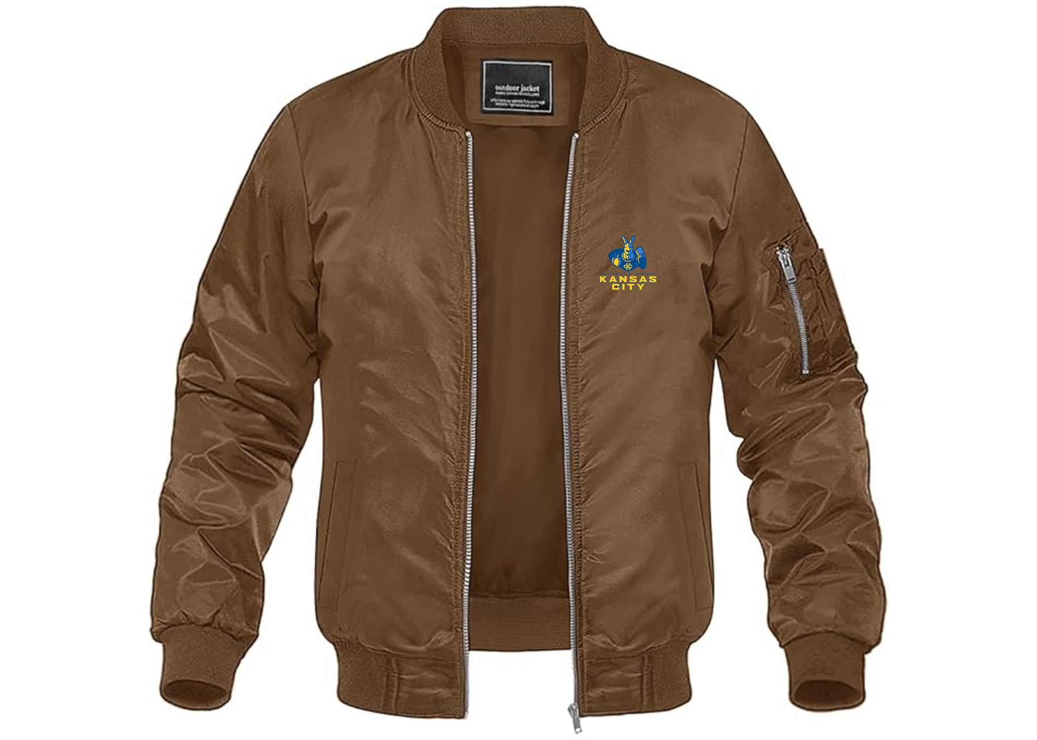 Men's UMKC Kangaroos Lightweight Bomber Windbreaker Jacket