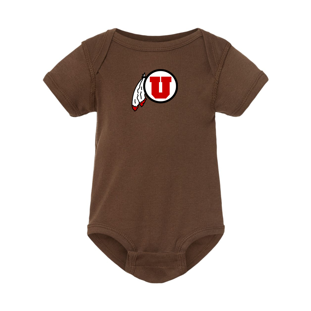 Utah Utes Rabbit Skins Infant Baby Rib Bodysuit
