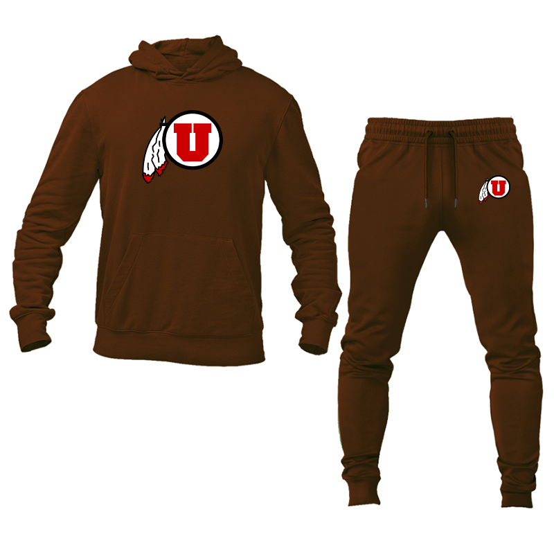 Men's Utah Utes Hoodie Joggers Set