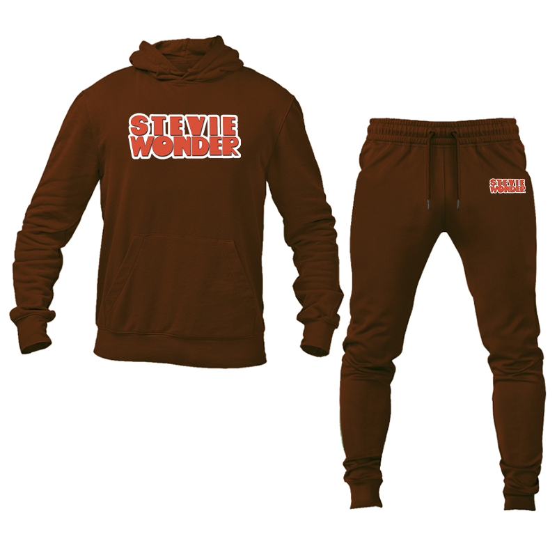 Men's Stevie-Wonder Hoodie Joggers Set
