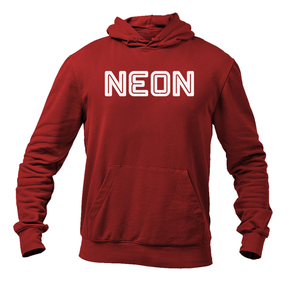 Men's Neon  Logo Pullover Hoodie