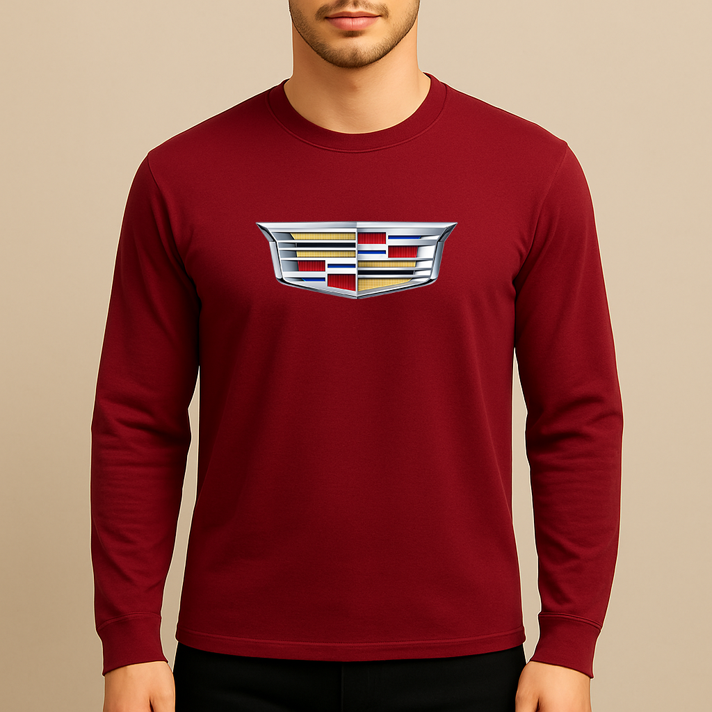 Men’s Cadillac Car Long Sleeve T-Shirt