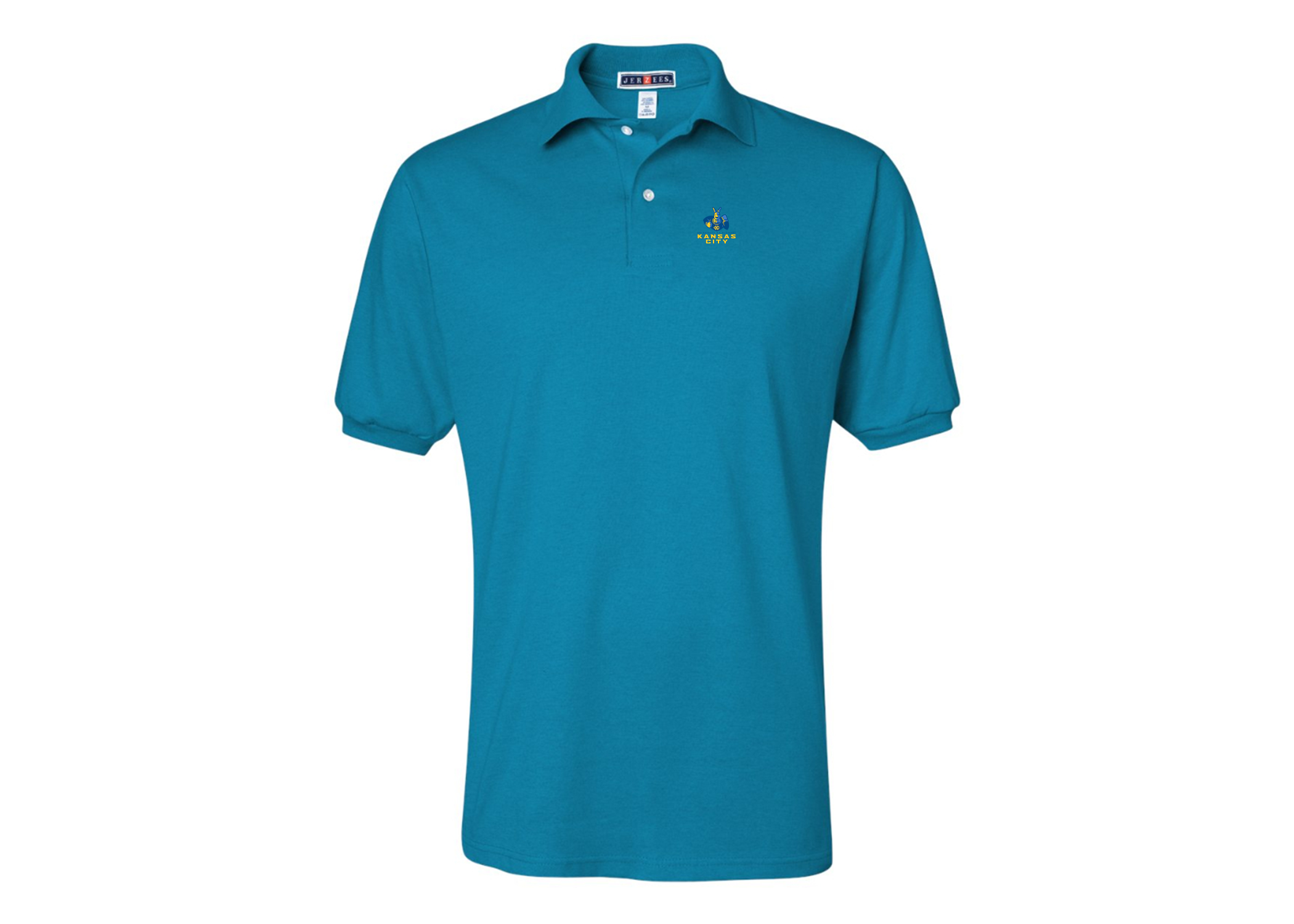 Men's UMKC Kangaroos JERZEES SpotShield polo