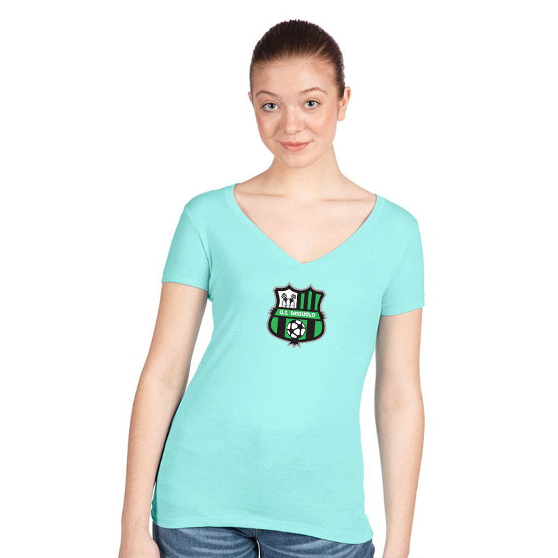 Women's U.S. Sassuolo Soccer Next Level V-Neck T-Shirt