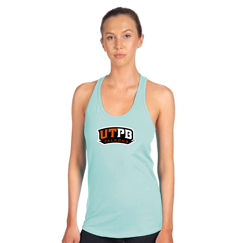 Women's  UTPB Falcons Next Level Ideal Racerback Tank