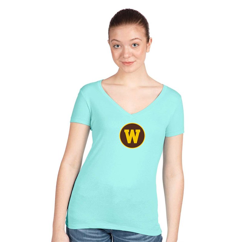 Women's Western Michigan Broncos Next Level V-Neck T-Shirt