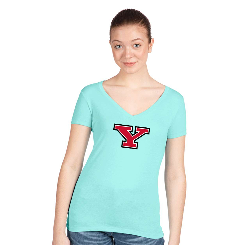 Women's Youngstown State Penguins Next Level V-Neck T-Shirt