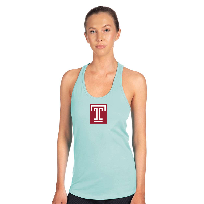 Women's Temple Owls Next Level Ideal Racerback Tank
