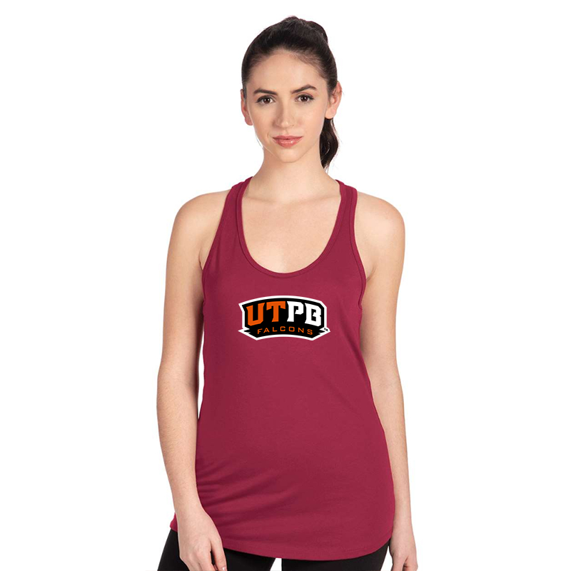 Women's  UTPB Falcons Next Level Ideal Racerback Tank