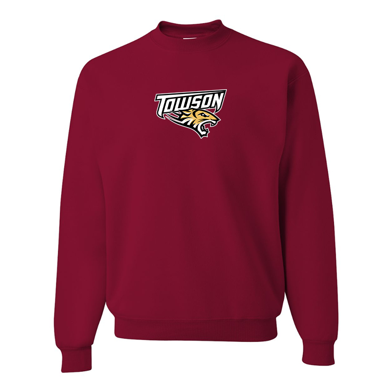 Men's Towson Tigers  JERZEES NuBlend Crewneck Sweatshirt
