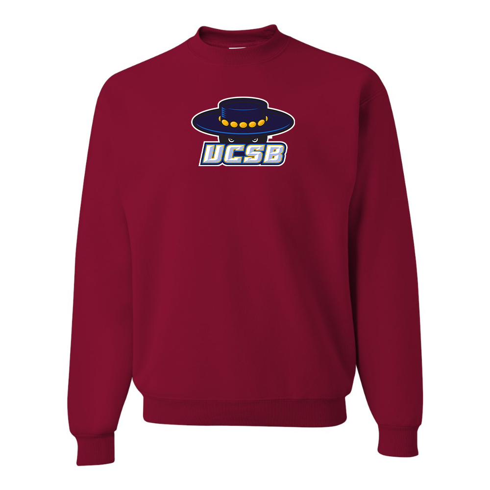 Men's UCSB Gauchos  JERZEES NuBlend Crewneck Sweatshirt