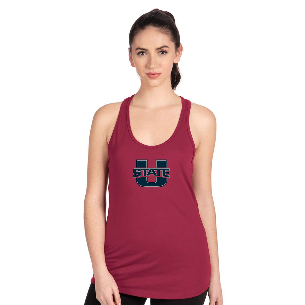 Women's Utah State Aggies   Next Level Ideal Racerback Tank