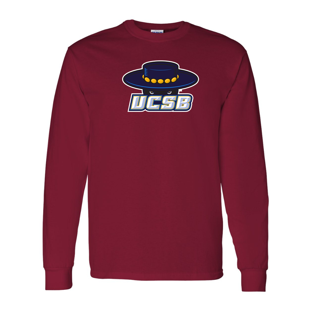 Men's UCSB Gauchos Gildan Heavy Cotton Long Sleeve T-Shirt