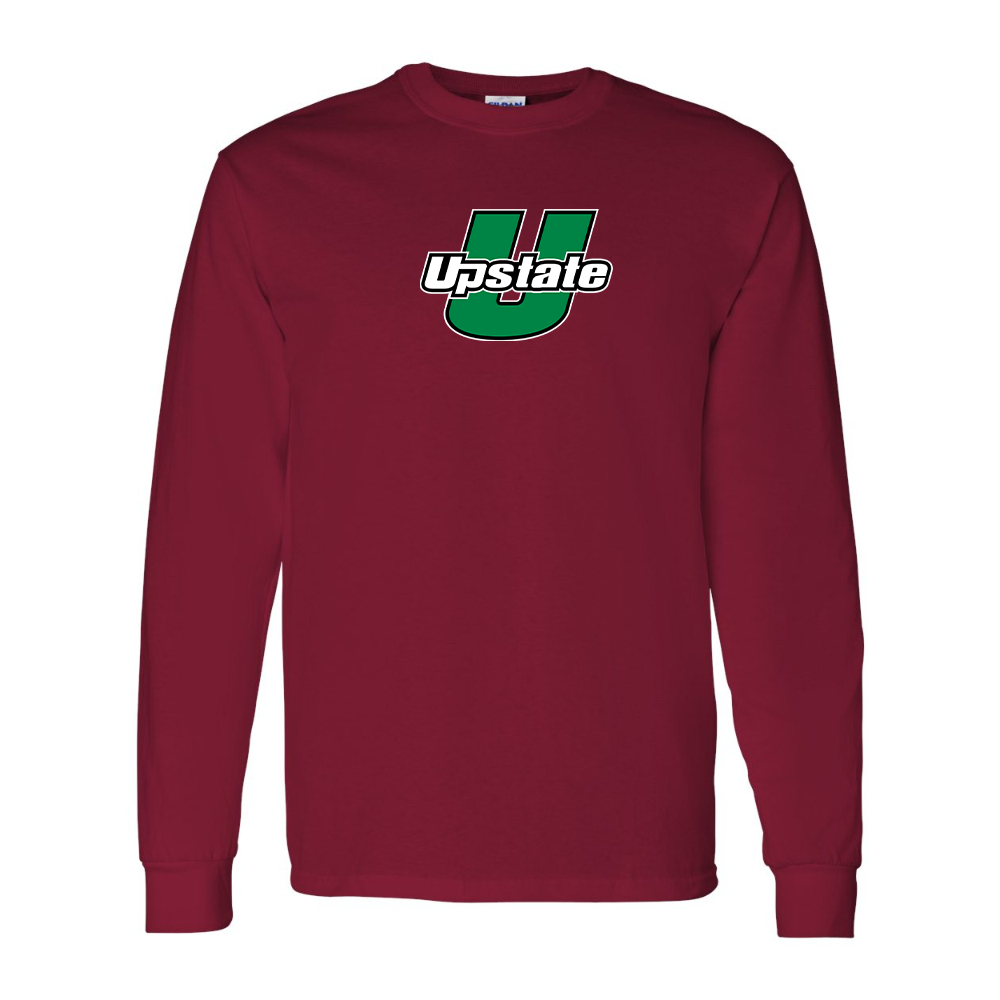 Men's USC Upstate Spartans Gildan Heavy Cotton Long Sleeve T-Shirt