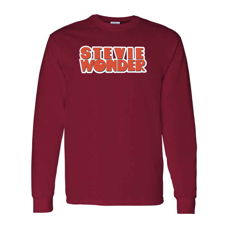 Men's Stevie-Wonder Gildan Heavy Cotton Long Sleeve T-Shirt