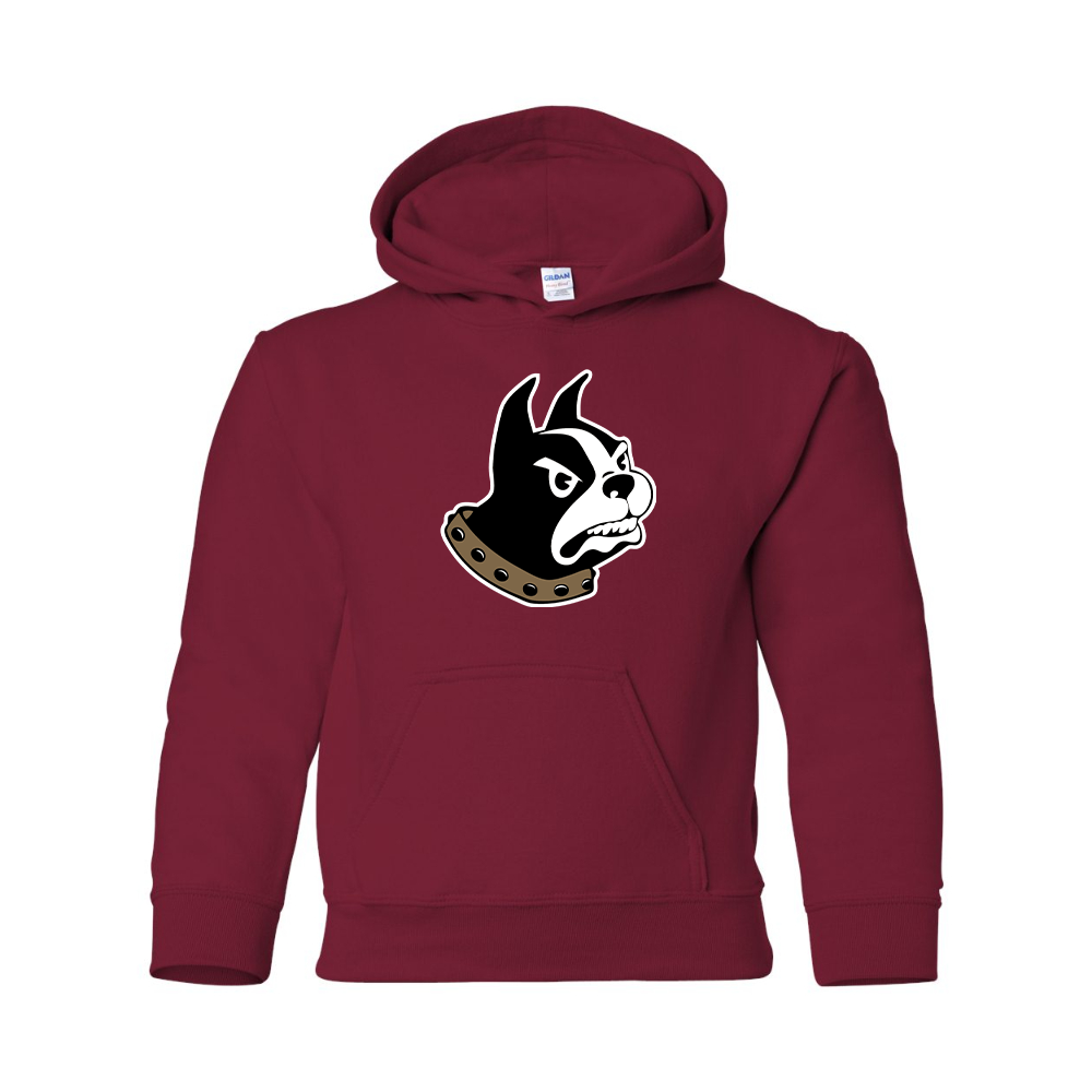 Youth Wofford Terriers Gildan Heavy Blend  Hooded Sweatshirt