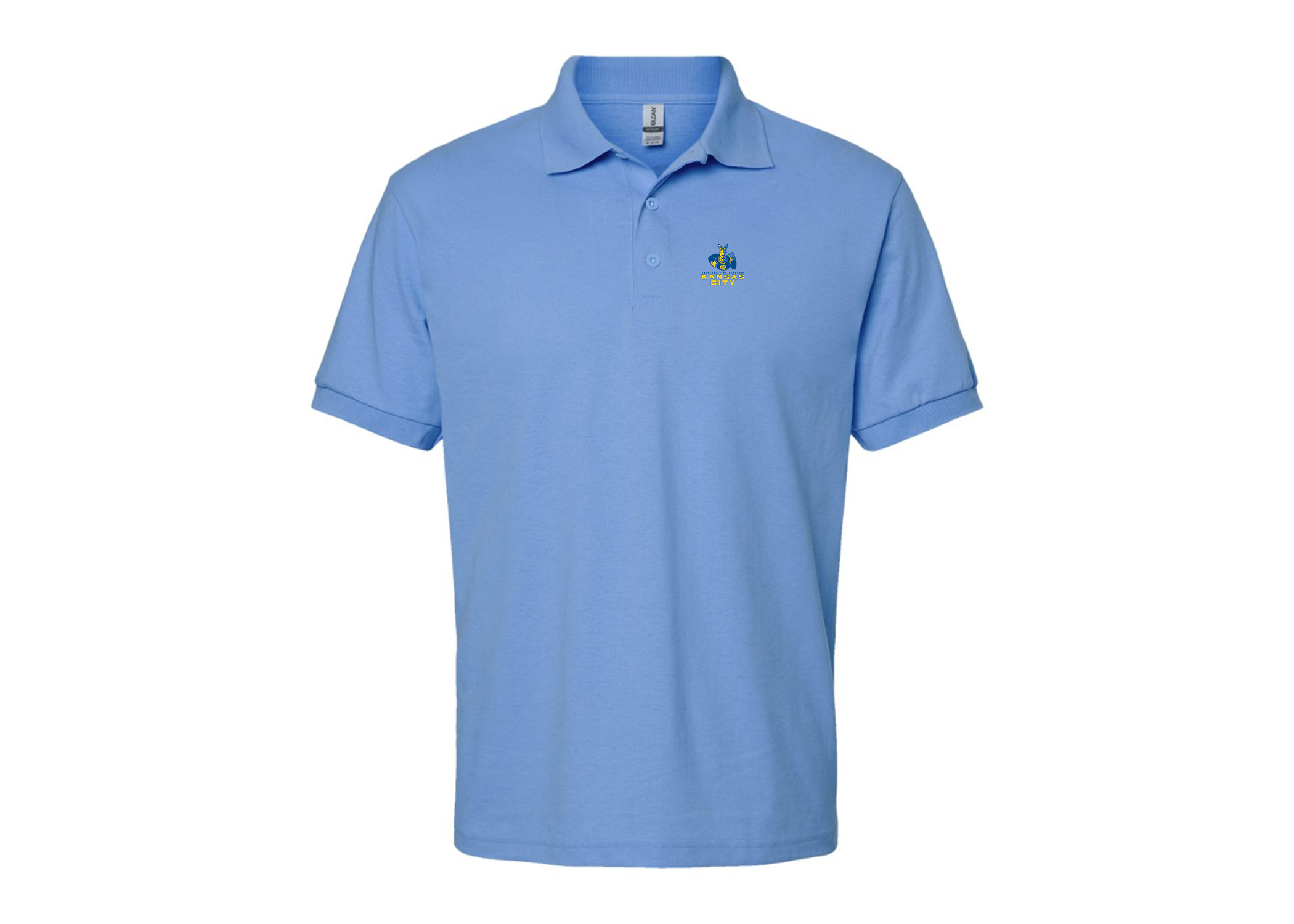 Men's UMKC Kangaroos Gildan Dry Blend Jersey Polo