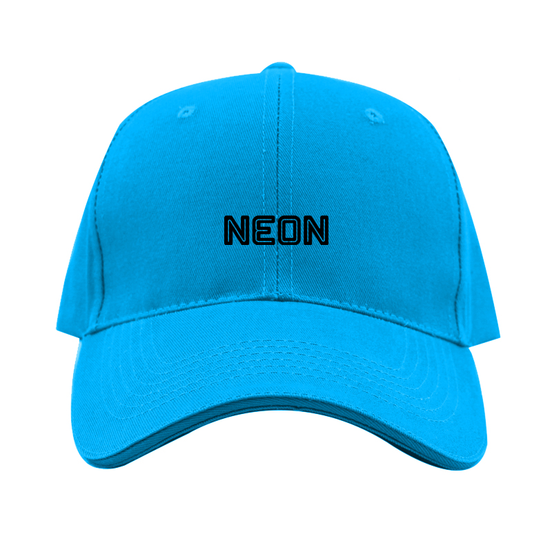 Neon Logo  Dad Baseball Cap Hat