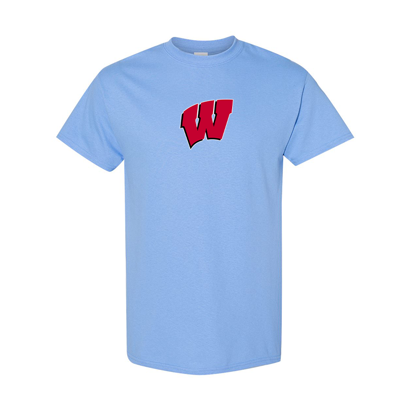 Men's  Wisconsin Badgers  Gildan Heavy Cotton T-Shirt