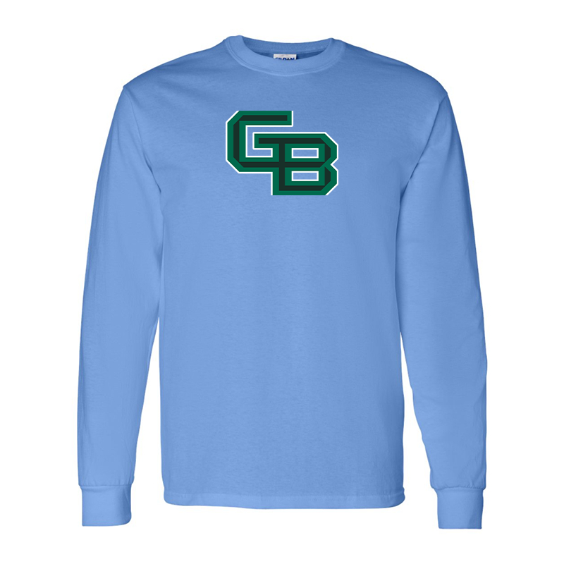 Men's Wisconsin Green Bay Phoenix Gildan Heavy Cotton Long Sleeve T-Shirt