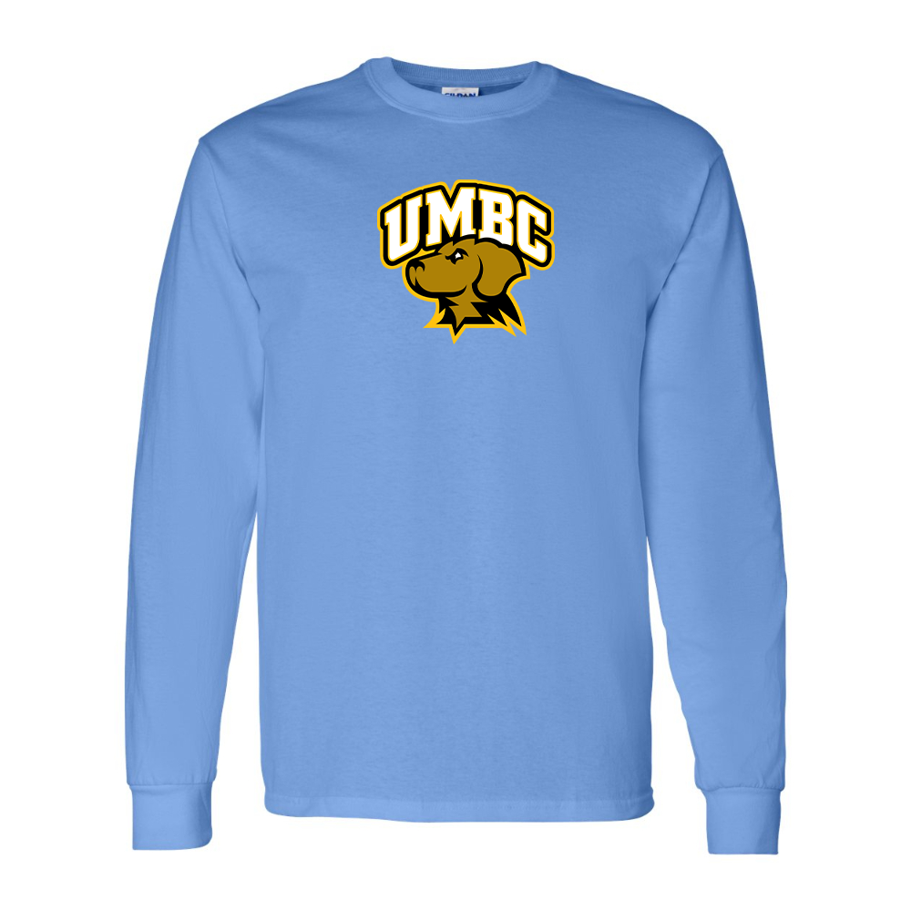 Men's  UMBC Retrievers Gildan Heavy Cotton Long Sleeve T-Shirt