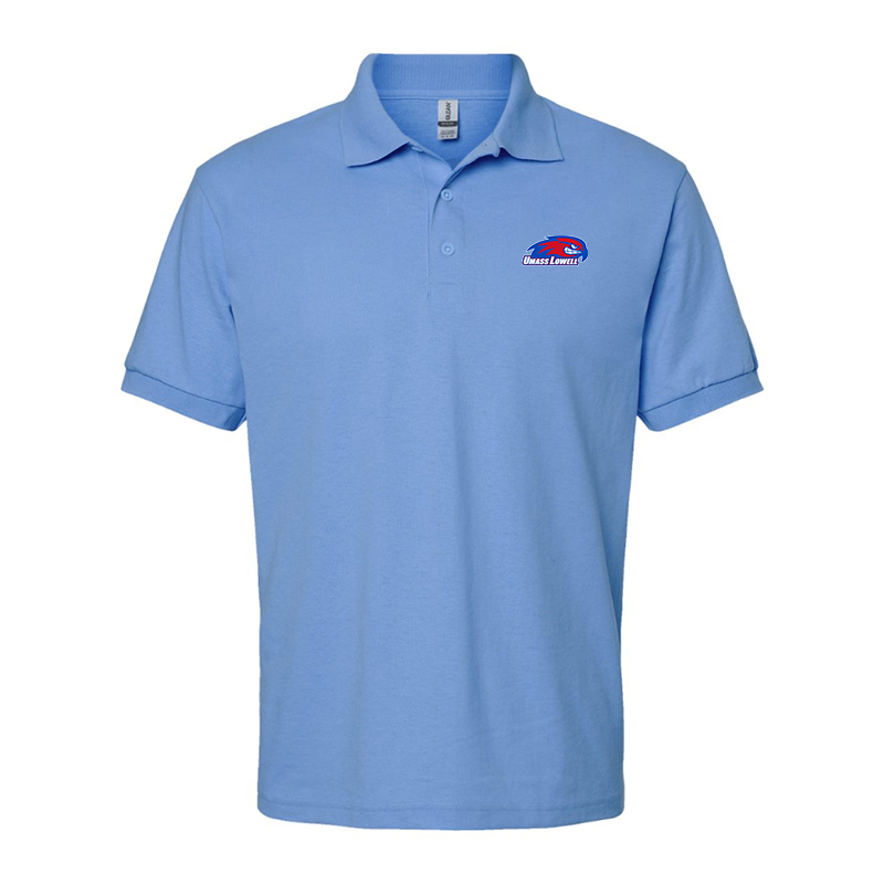 Men's UMass Lowell River Hawks Gildan Dry Blend Jersey Polo