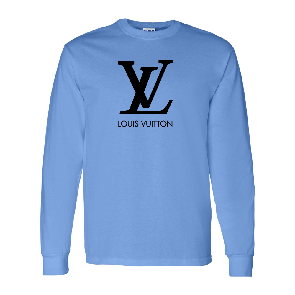 Men's Louis Vuitton Cotton Long Sleeve T-Shirt