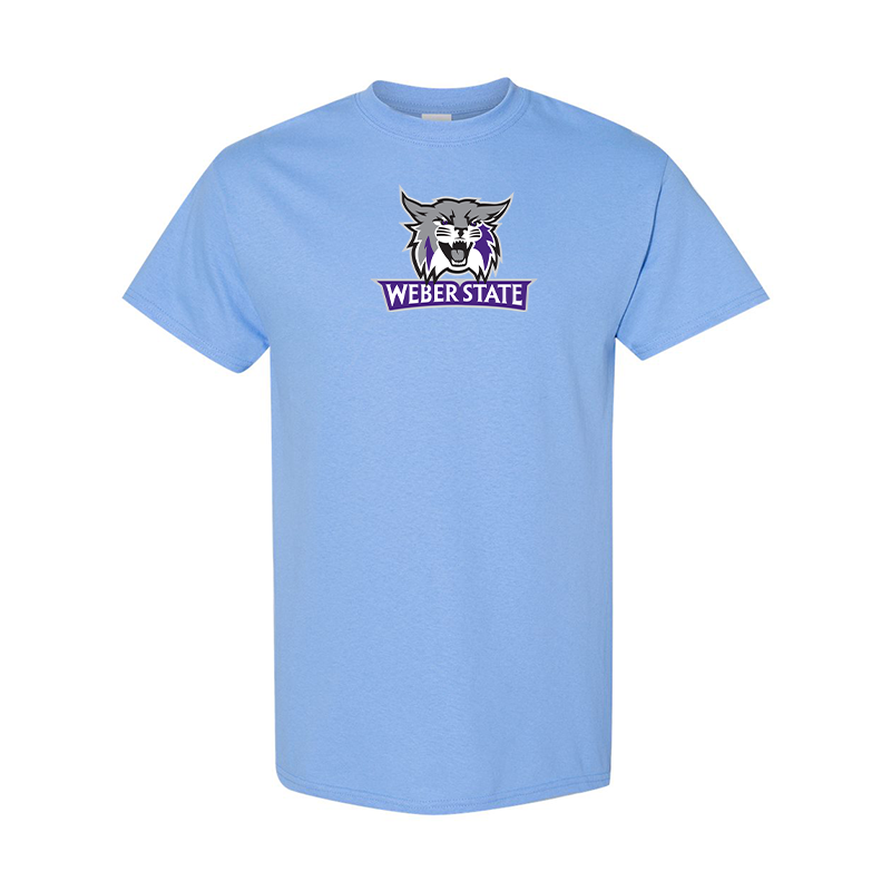 Men's Weber State Wildcats  Gildan Heavy Cotton T-Shirt